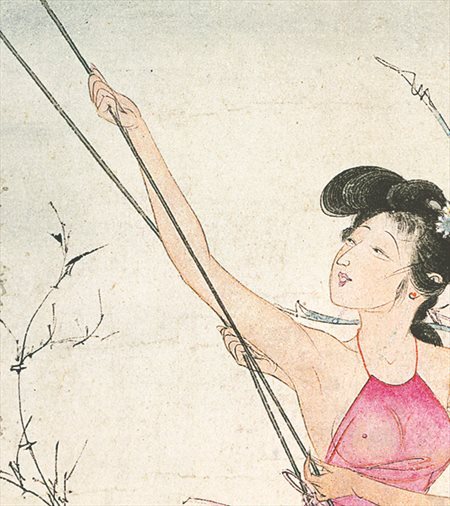 通渭县-胡也佛的仕女画和最知名的金瓶梅秘戏图